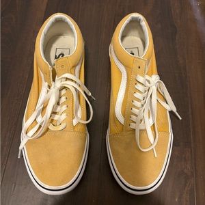 Yellow vans Women’s size 10